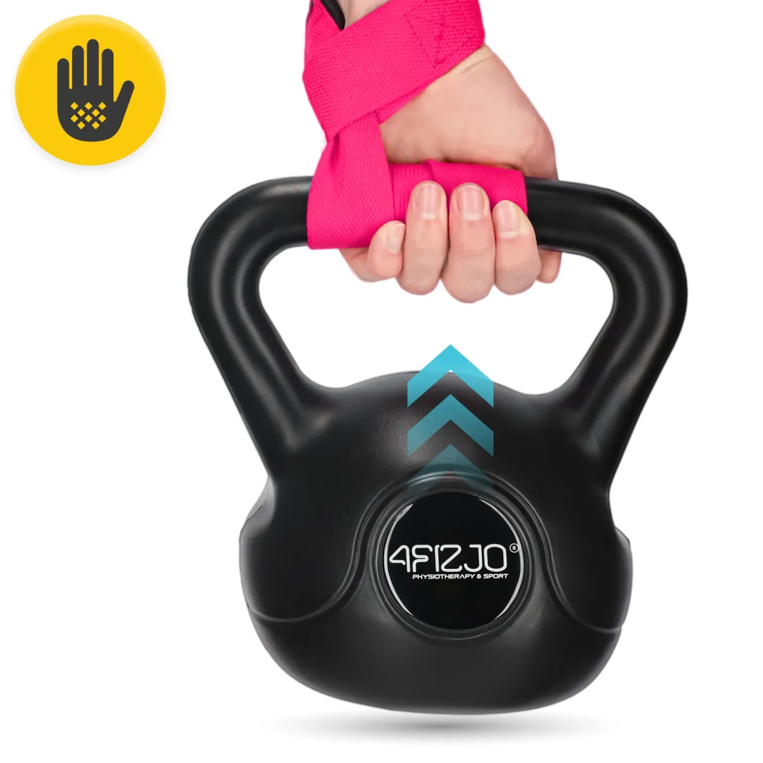 Paski treningowe do martwego ciągu Deadlift Straps różowe