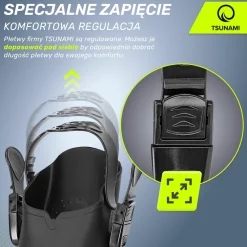 Płetwy do pływania TSUNAMI L/XL szare