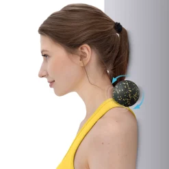 Piłeczka do masażu EPP 8 cm złota