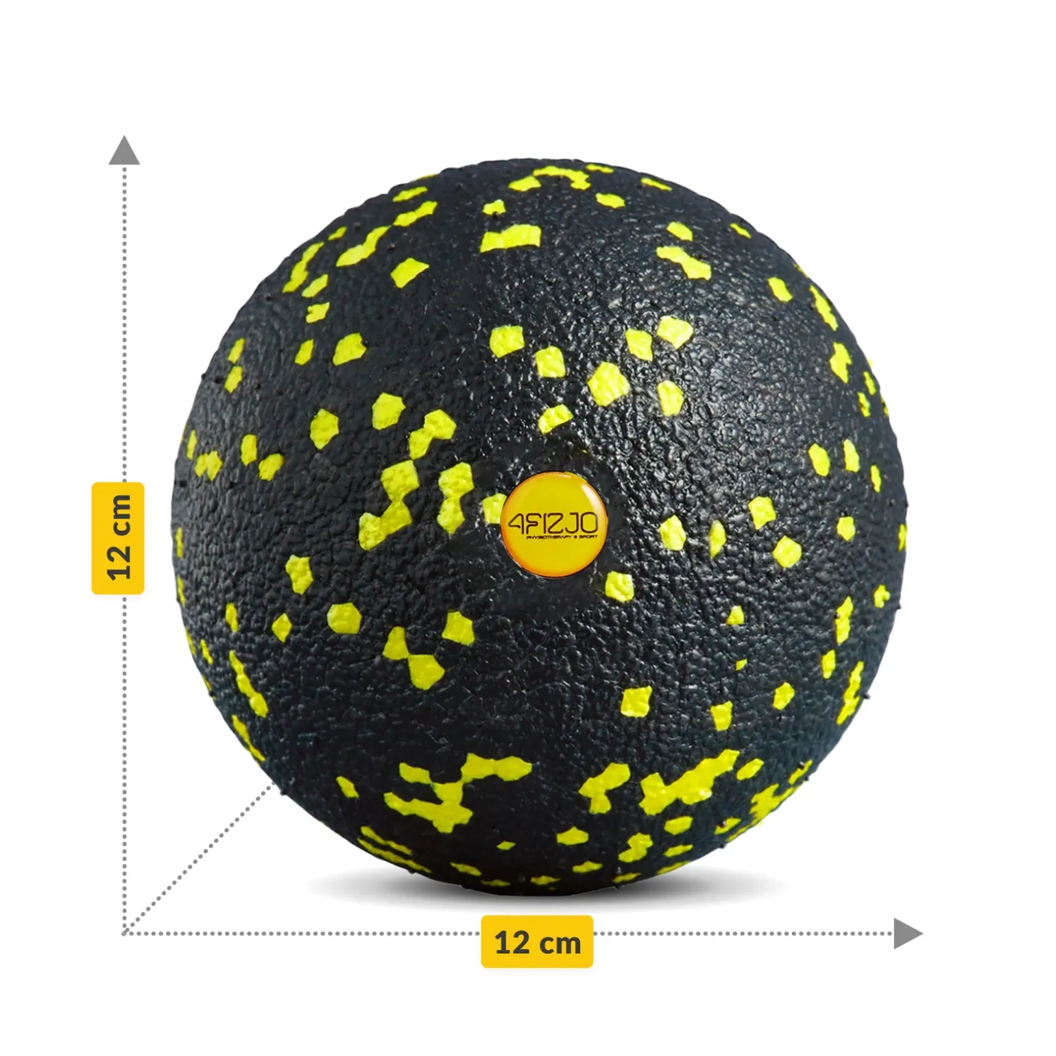 Piłka do masażu EPP 12 cm żółta