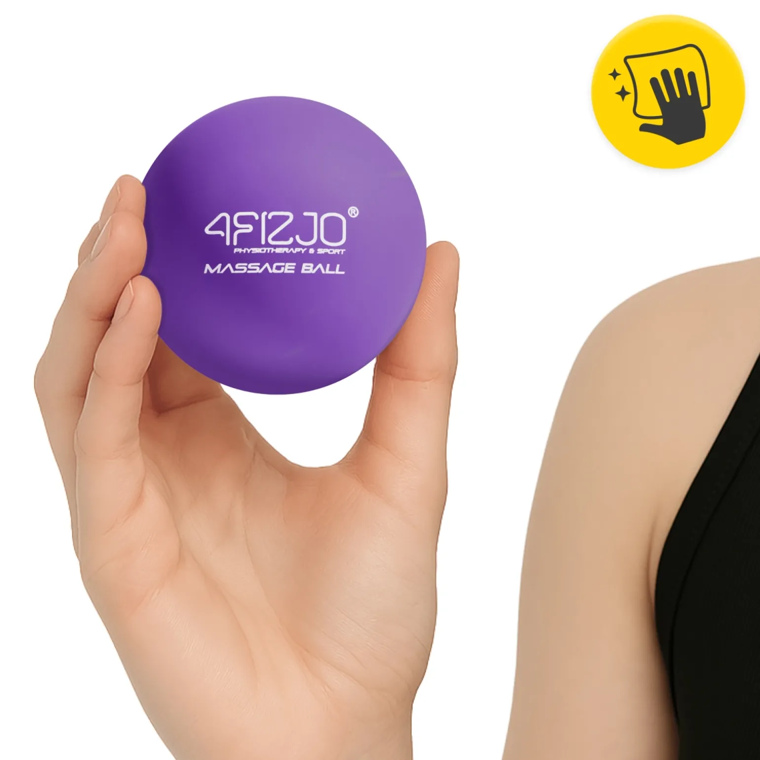 Piłka do masażu Lacrosse Massage Ball fioletowa