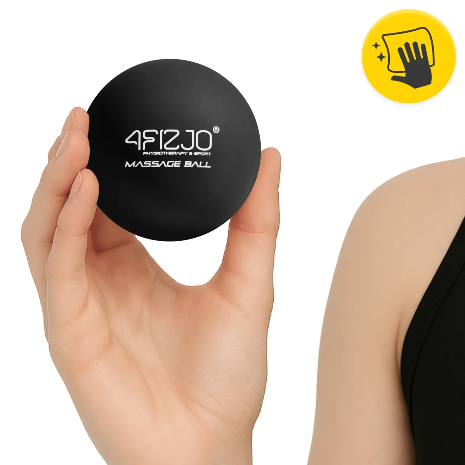 Piłka do masażu Lacrosse Massage Ball czarna