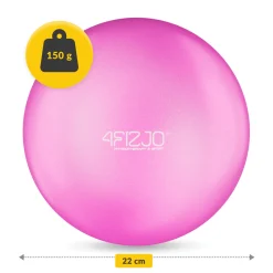 Piłka do pilatesu i rehabilitacji 22 cm różowa