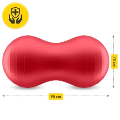 Piłka gimnastyczna PEANUT AIR BALL czerwona