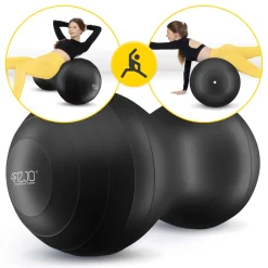 Piłka gimnastyczna PEANUT AIR BALL czarna