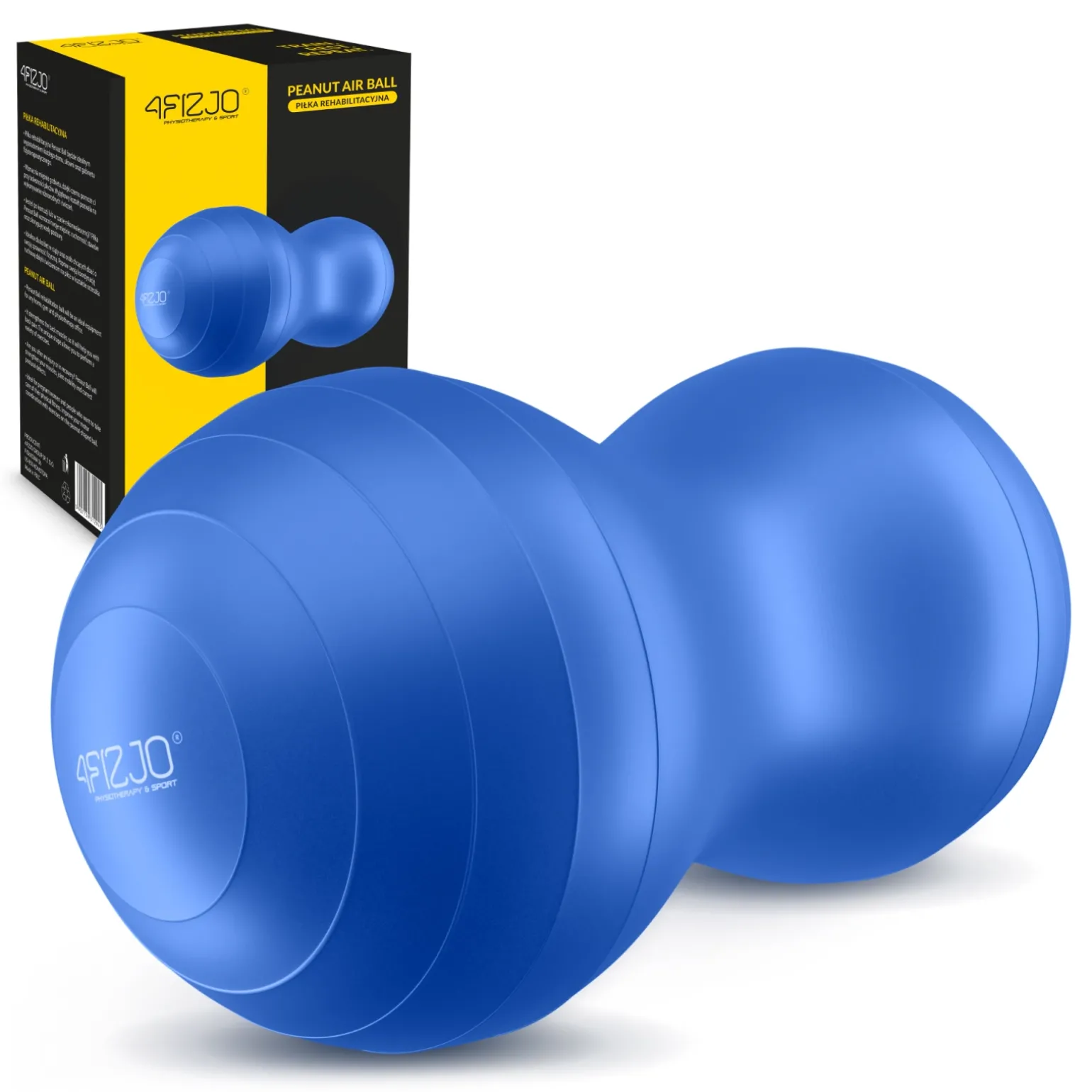 Piłka gimnastyczna PEANUT AIR BALL niebieska