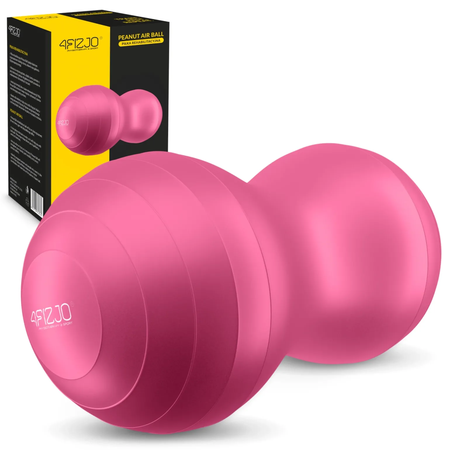 Piłka gimnastyczna PEANUT AIR BALL różowa