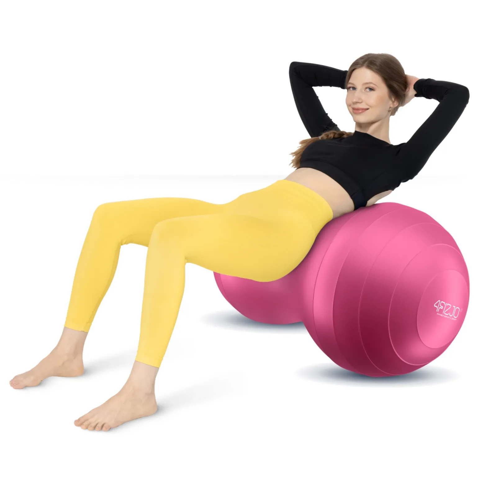 Piłka gimnastyczna PEANUT AIR BALL różowa