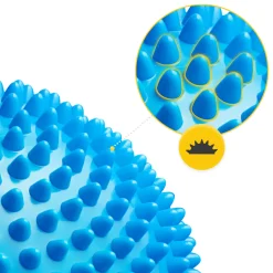 Półkule sensoryczne do rehabilitacji 2 szt. niebieskie