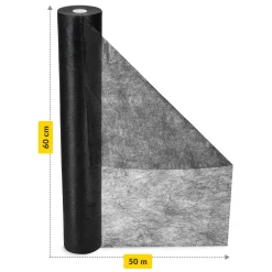 Podkład medyczny w rolce MED 60 cm x 50 m czarny