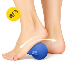 Podwójna piłka do masażu DOUBLE BALL niebieska