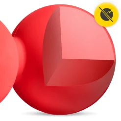 Podwójna piłka do masażu DOUBLE BALL czerwona