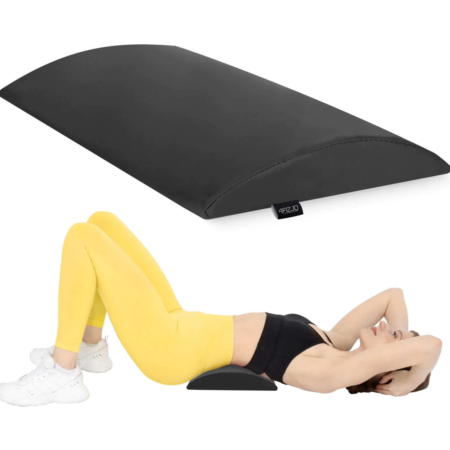 Półwałek lędźwiowy do rehabilitacji czarny