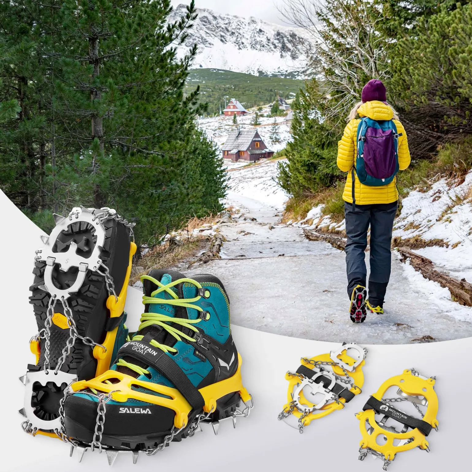 Raczki na buty turystyczne PREMIUM (35-36) S
