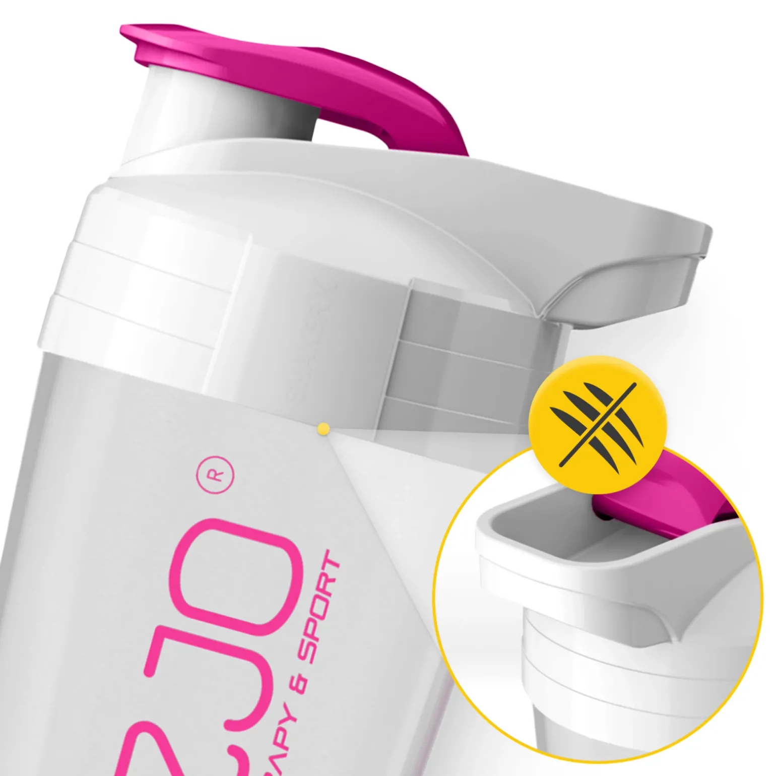 Shaker sportowy ULTRA do odżywek 700 ml