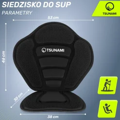 Siedzisko z oparciem do deski SUP TSUNAMI