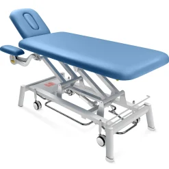Stół do masażu i rehabilitacji elektryczny PURE+ niebieski