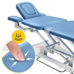 Stół do masażu i rehabilitacji elektryczny ERGO niebieski