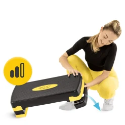 Stepper do aerobiku Standard 3-stopnie żółty