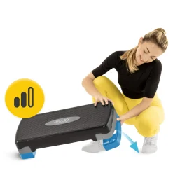 Stepper do aerobiku Standard 2-stopnie niebieski