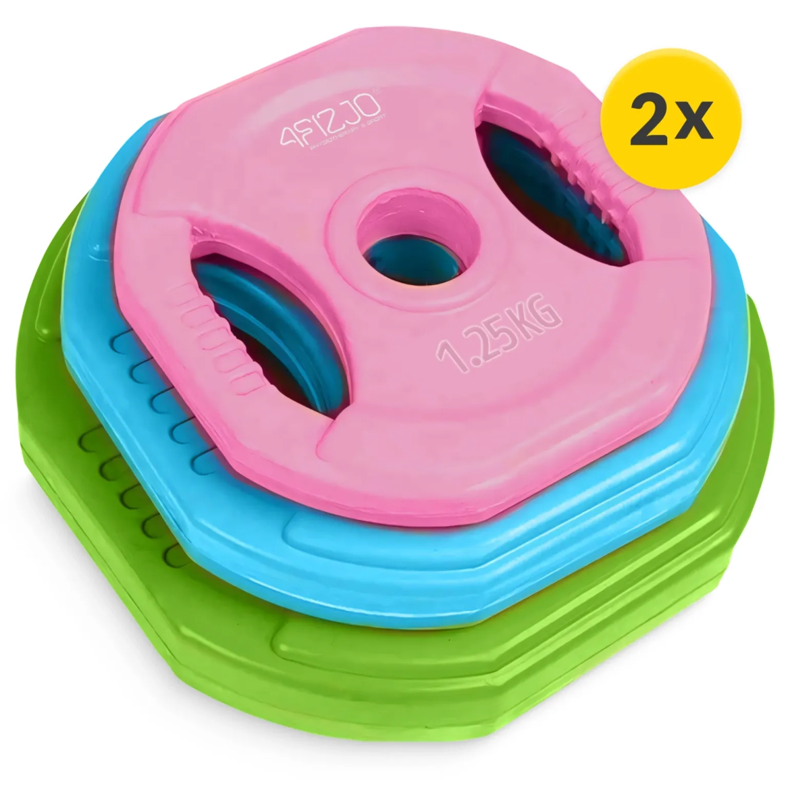 Sztanga treningowa z obciążeniem żeliwnym 20 kg