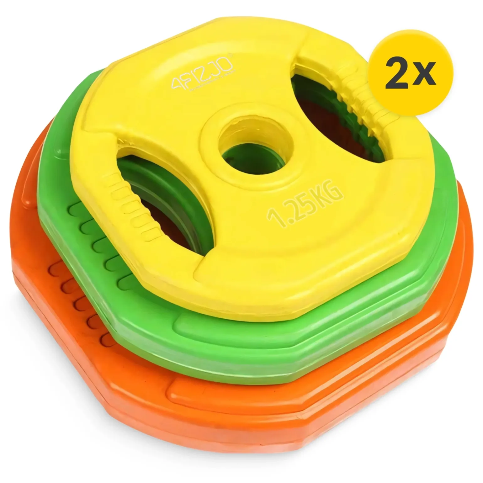 Sztanga treningowa z obciążeniem żeliwnym 20 kg