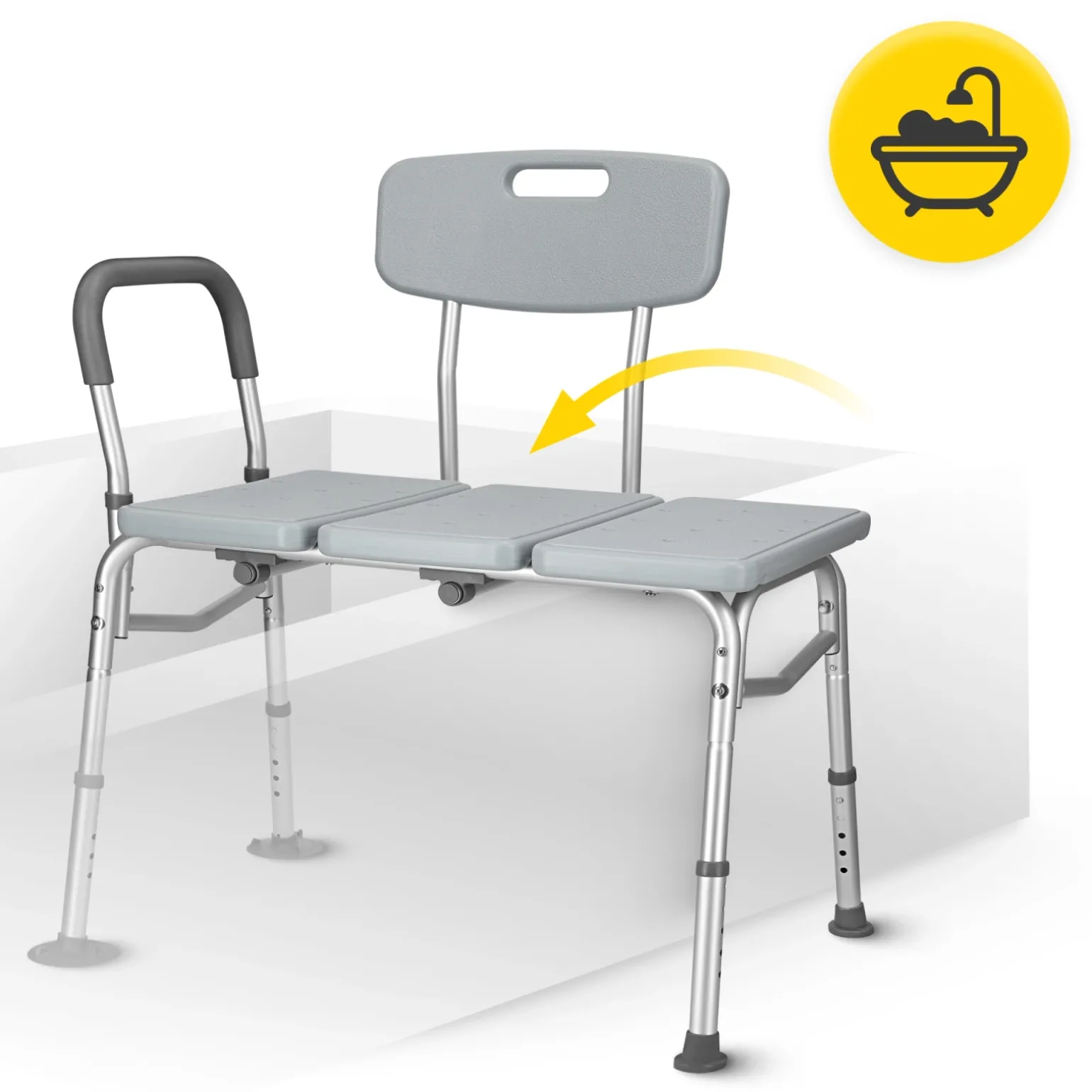 Taboret pod prysznic szeroki