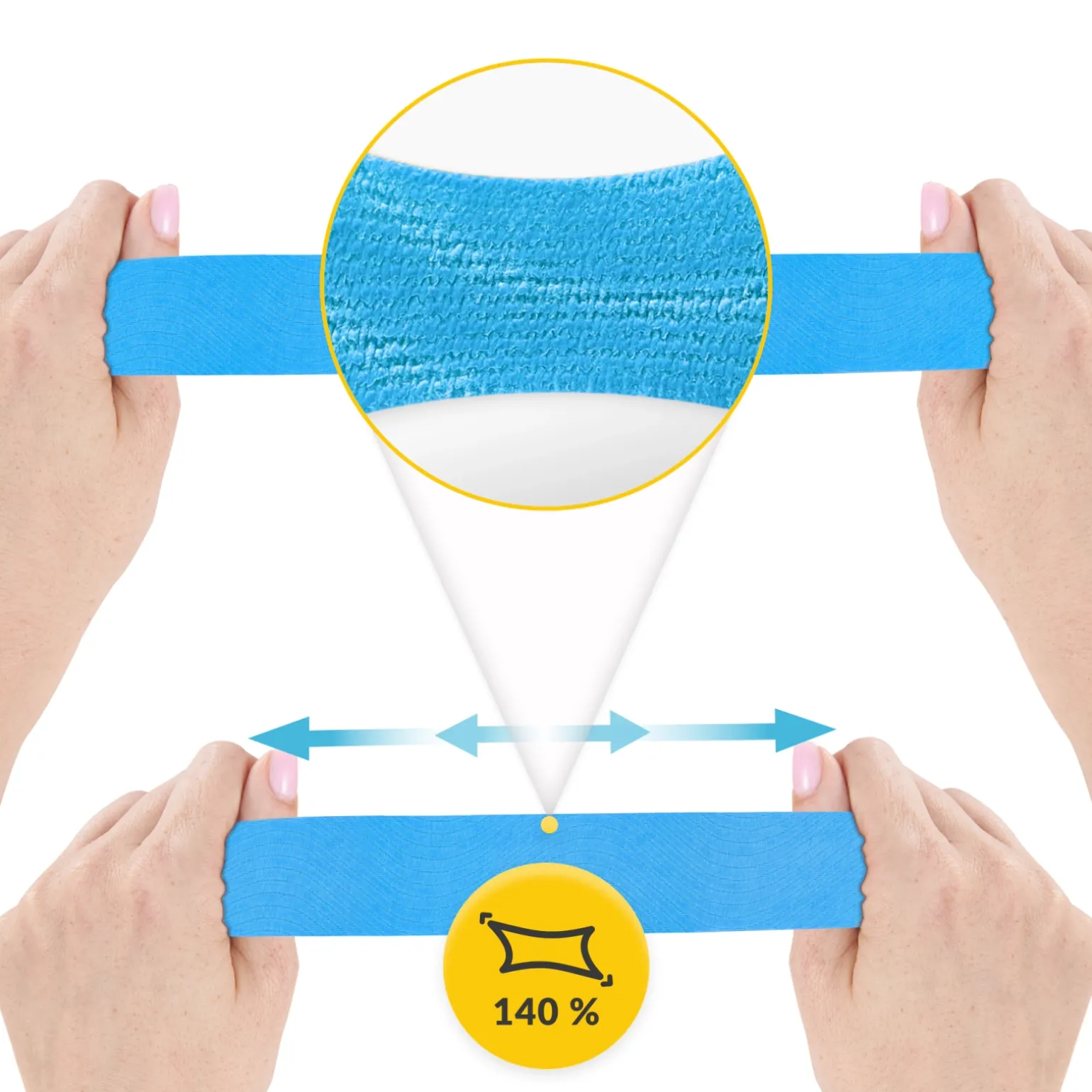 Taśma do kinesiotapingu 5 cm x 31 m