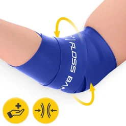 Taśma rehabilitacyjna do ćwiczeń FLOSS BAND 1,5 mm niebieska