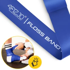 Taśma rehabilitacyjna do ćwiczeń FLOSS BAND 1,5 mm niebieska