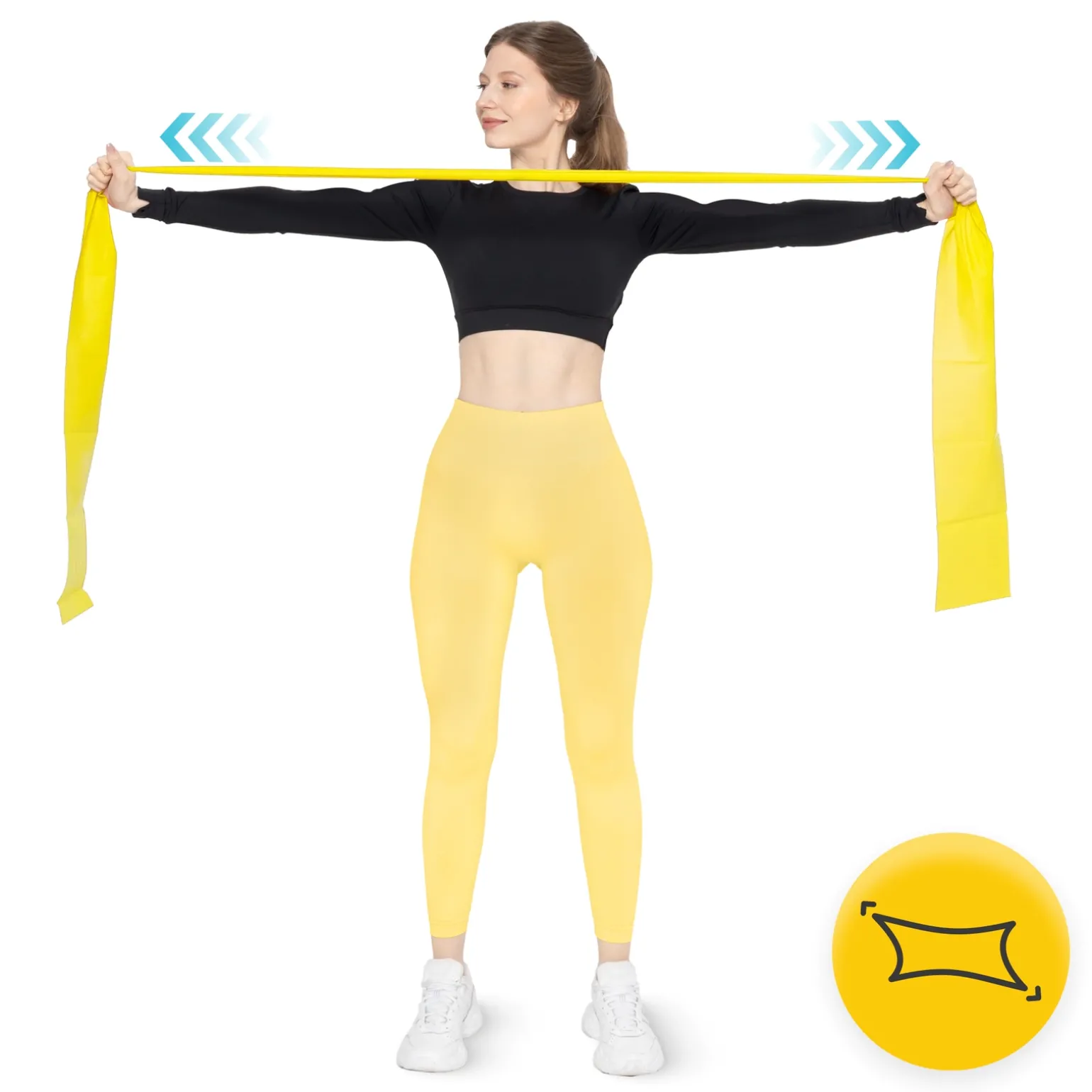 Taśma rehabilitacyjna FLAT BAND 1-2 kg 30 m