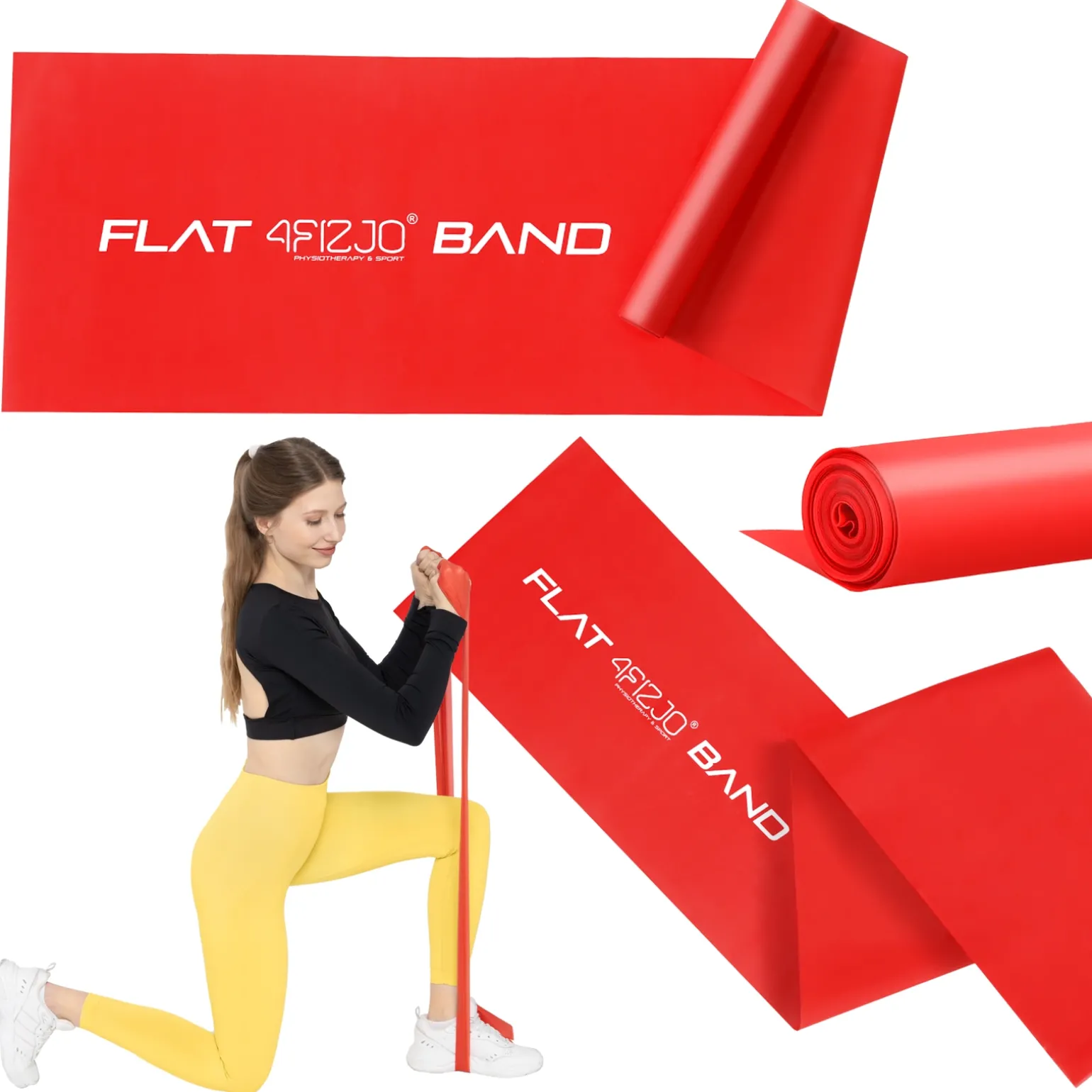 Taśma rehabilitacyjna FLAT BAND 2-4 kg
