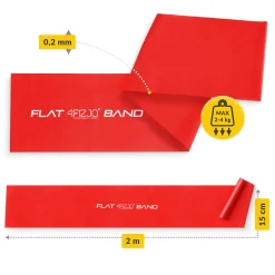 Taśma rehabilitacyjna FLAT BAND 2-4 kg