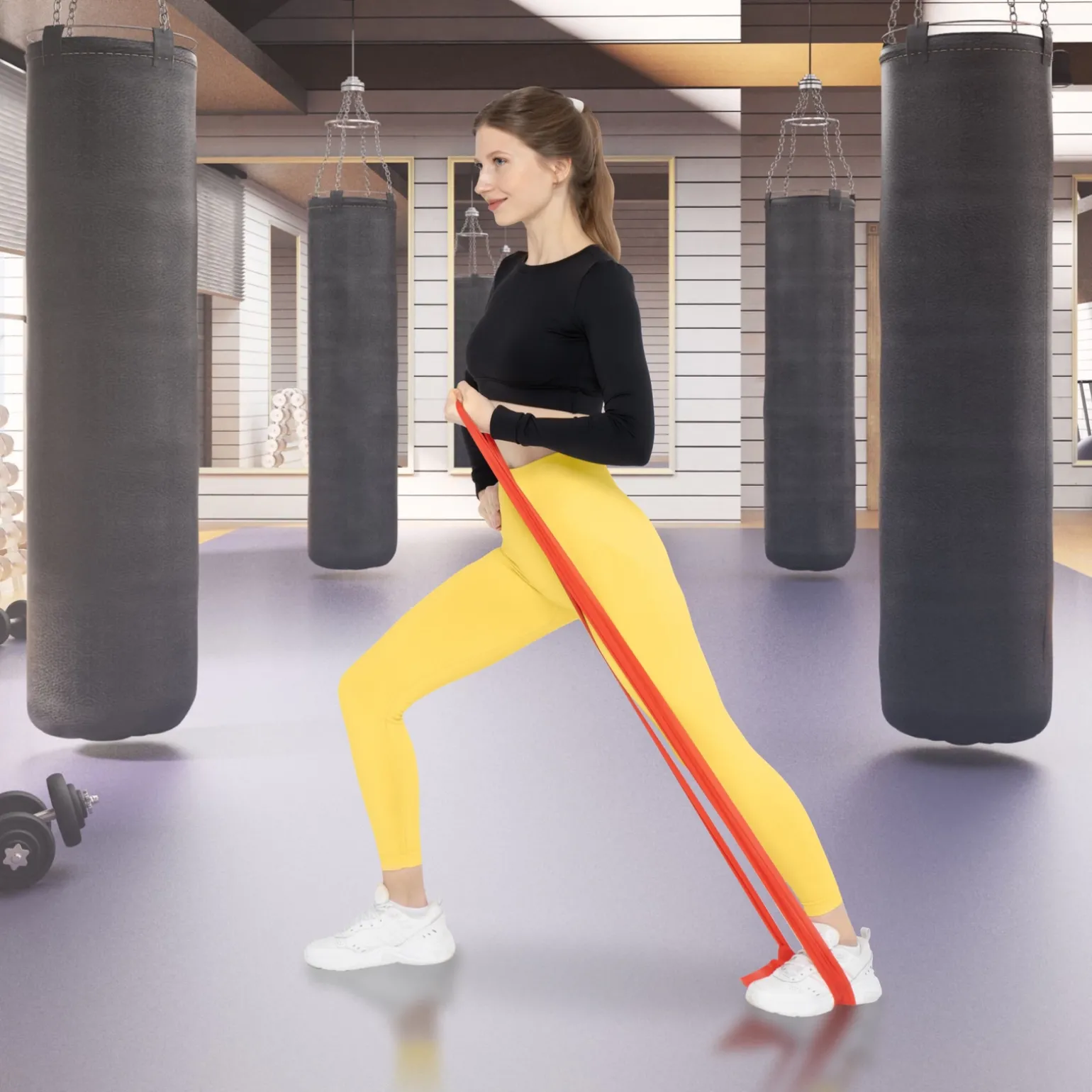 Taśma rehabilitacyjna FLAT BAND 2-4 kg