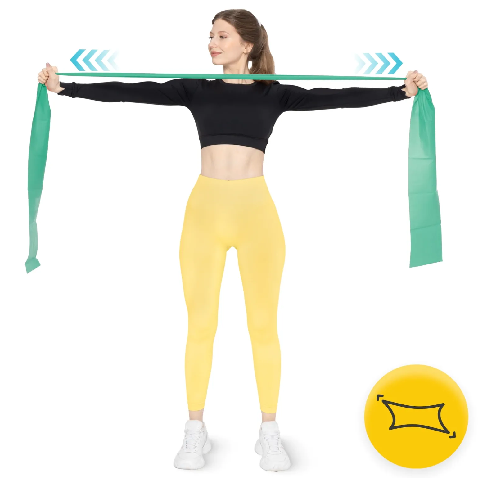 Taśma rehabilitacyjna FLAT BAND 5-8 kg 30 m