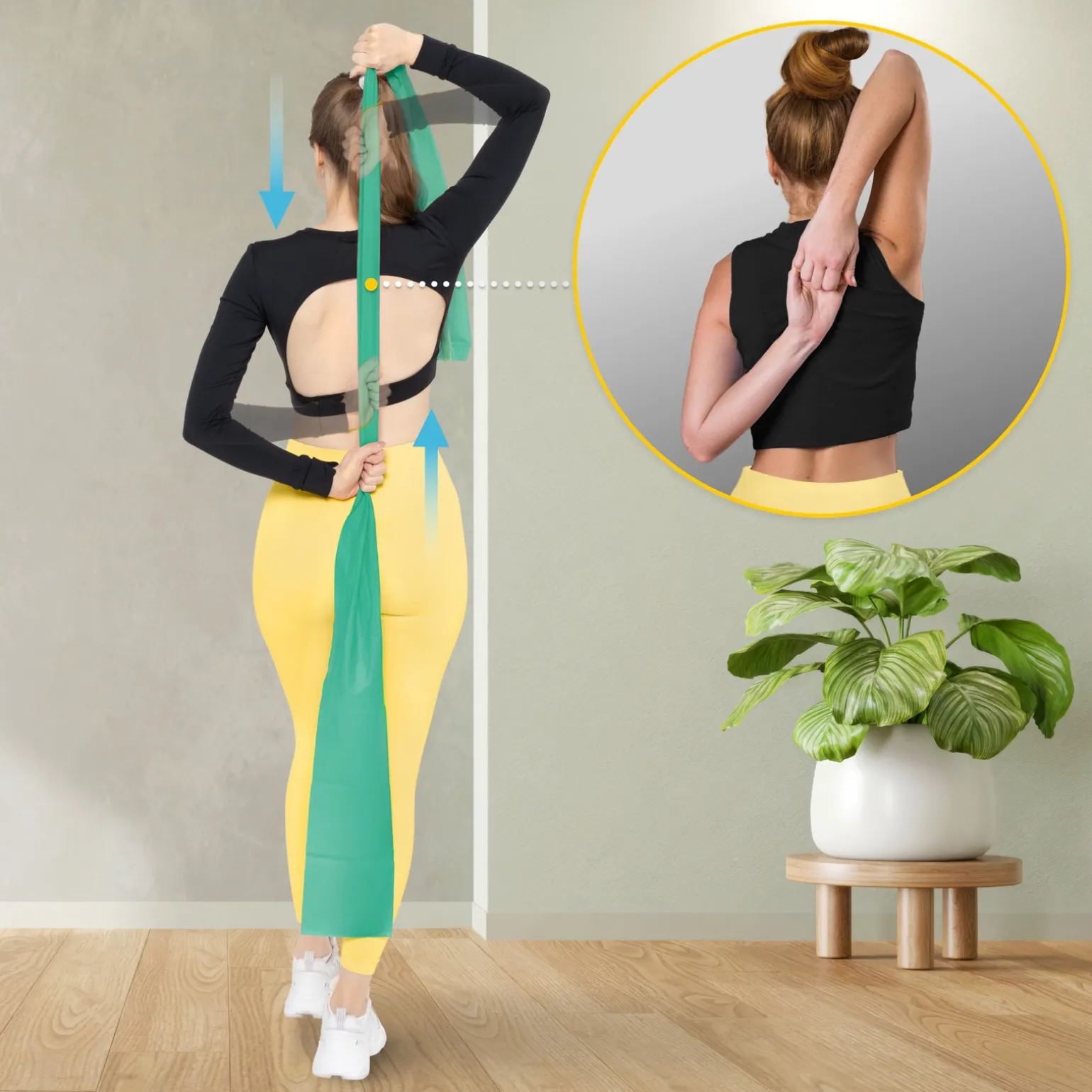 Taśma rehabilitacyjna FLAT BAND 5-8 kg 30 m