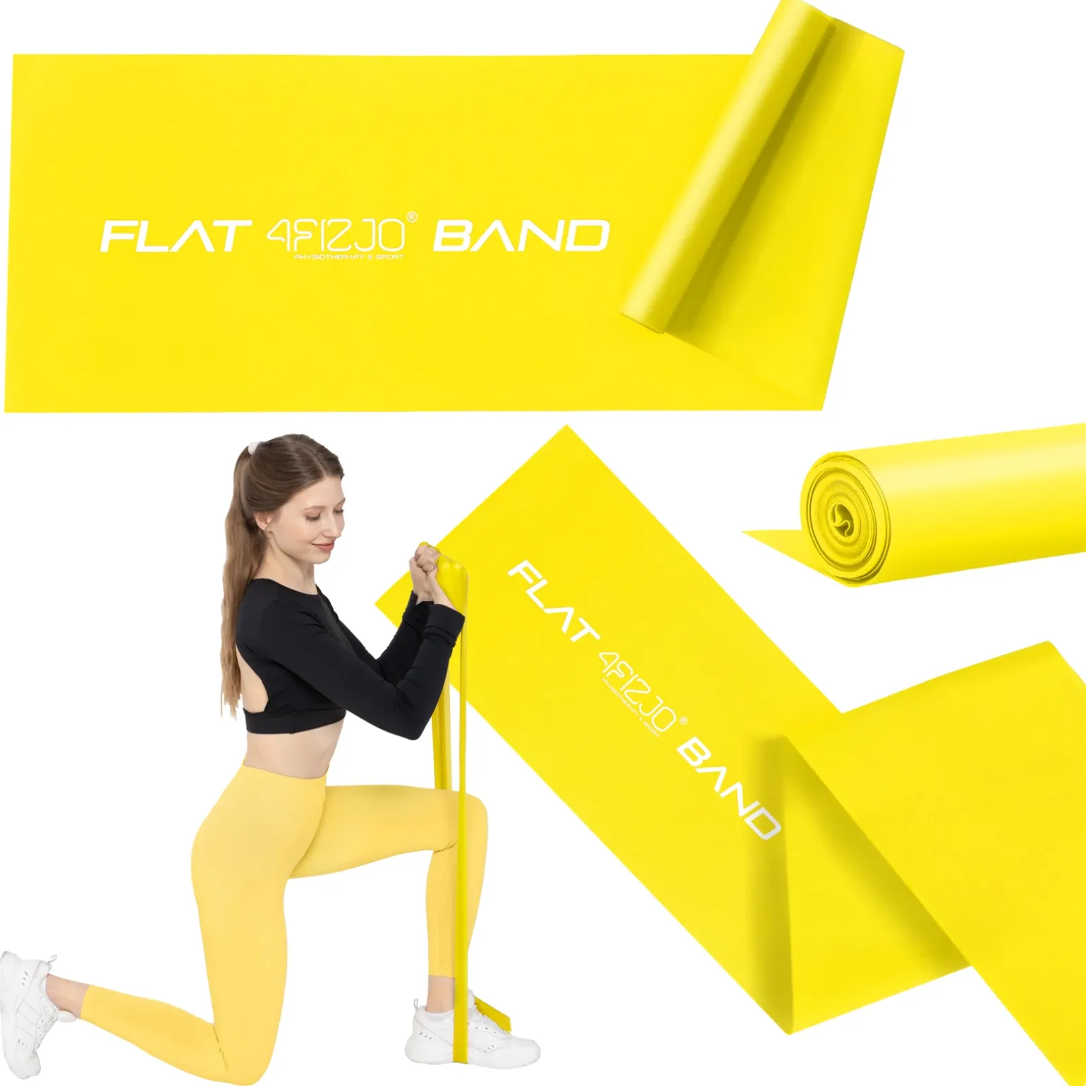 Taśma rehabilitacyjna FLAT BAND 1-2 kg