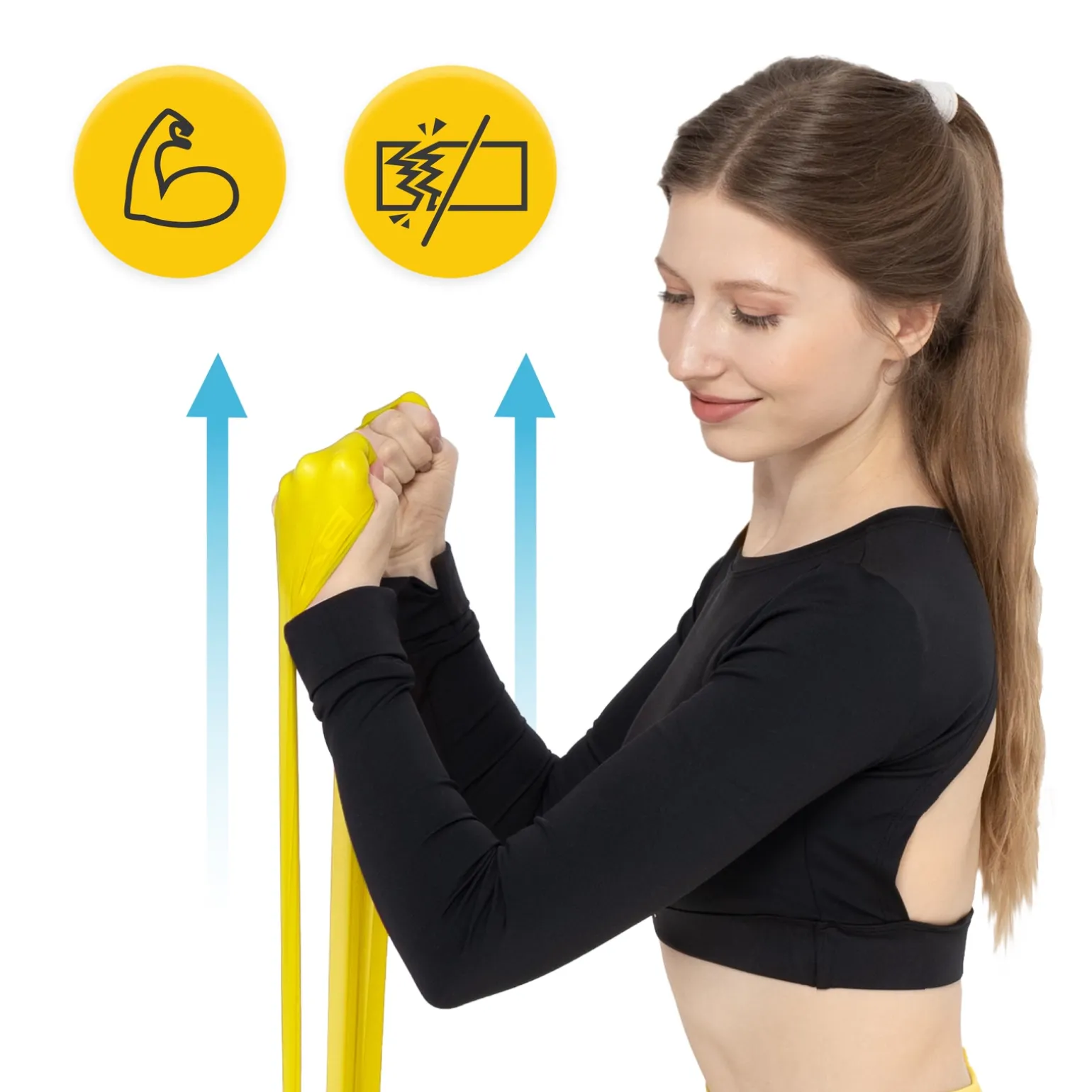 Taśma rehabilitacyjna FLAT BAND 1-2 kg