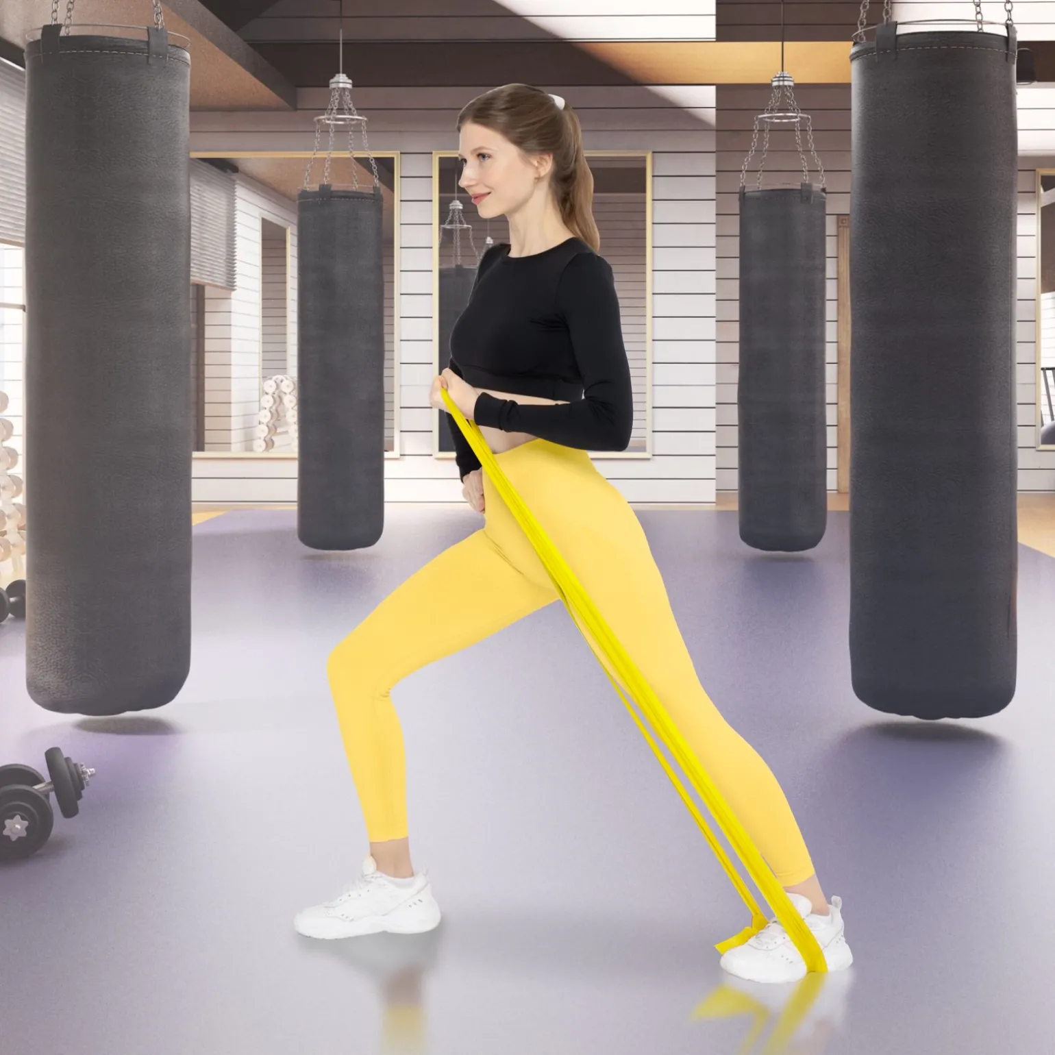 Taśma rehabilitacyjna FLAT BAND 1-2 kg