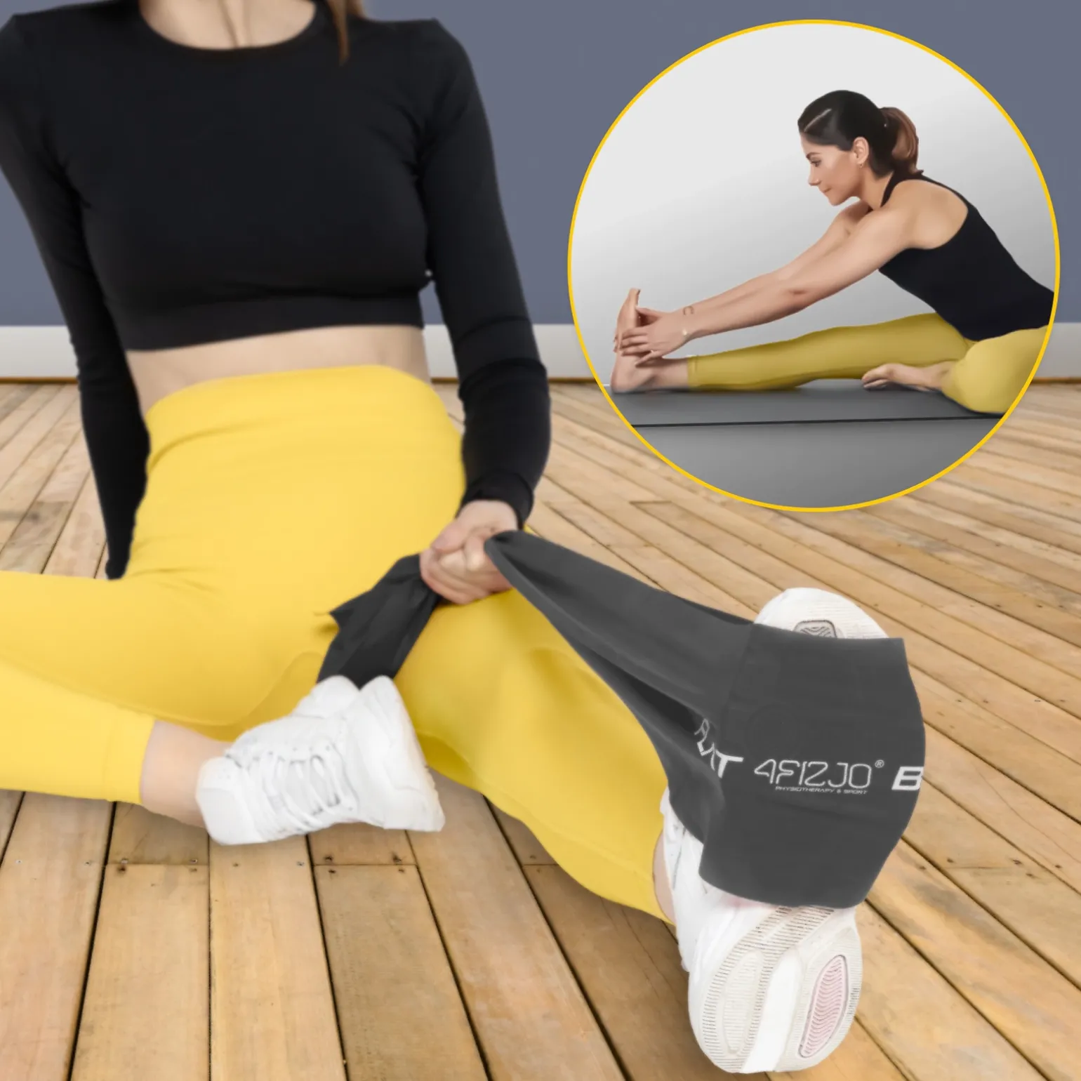 Taśma rehabilitacyjna FLAT BAND 12-15 kg 30 m