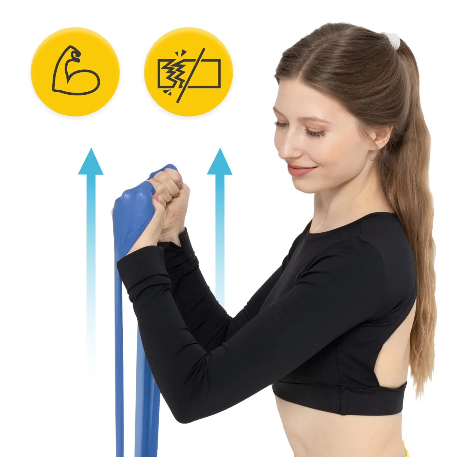 Taśma rehabilitacyjna FLAT BAND 9-11 kg 30 m