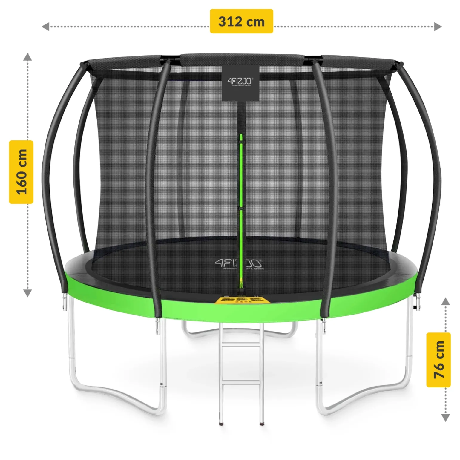 Trampolina ogrodowa dla dzieci PRO 312cm 10FT