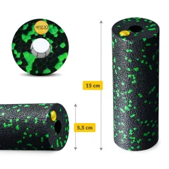 Wałek do masażu piankowy EPP MINI 15 cm zielony