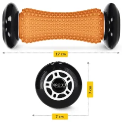 Wałek do masażu z wypustkami SPIKE ROLLER pomarańczowy