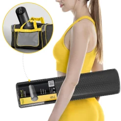 Wałek do masażu z wypustkami CARE+ 60 cm czarny