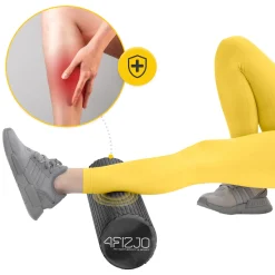 Wałek do masażu z wypustkami CARE+ 45 cm czarny