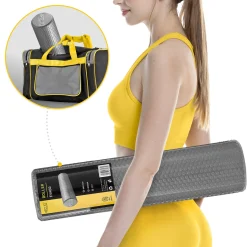 Wałek do masażu z wypustkami CARE+ 60 cm szary
