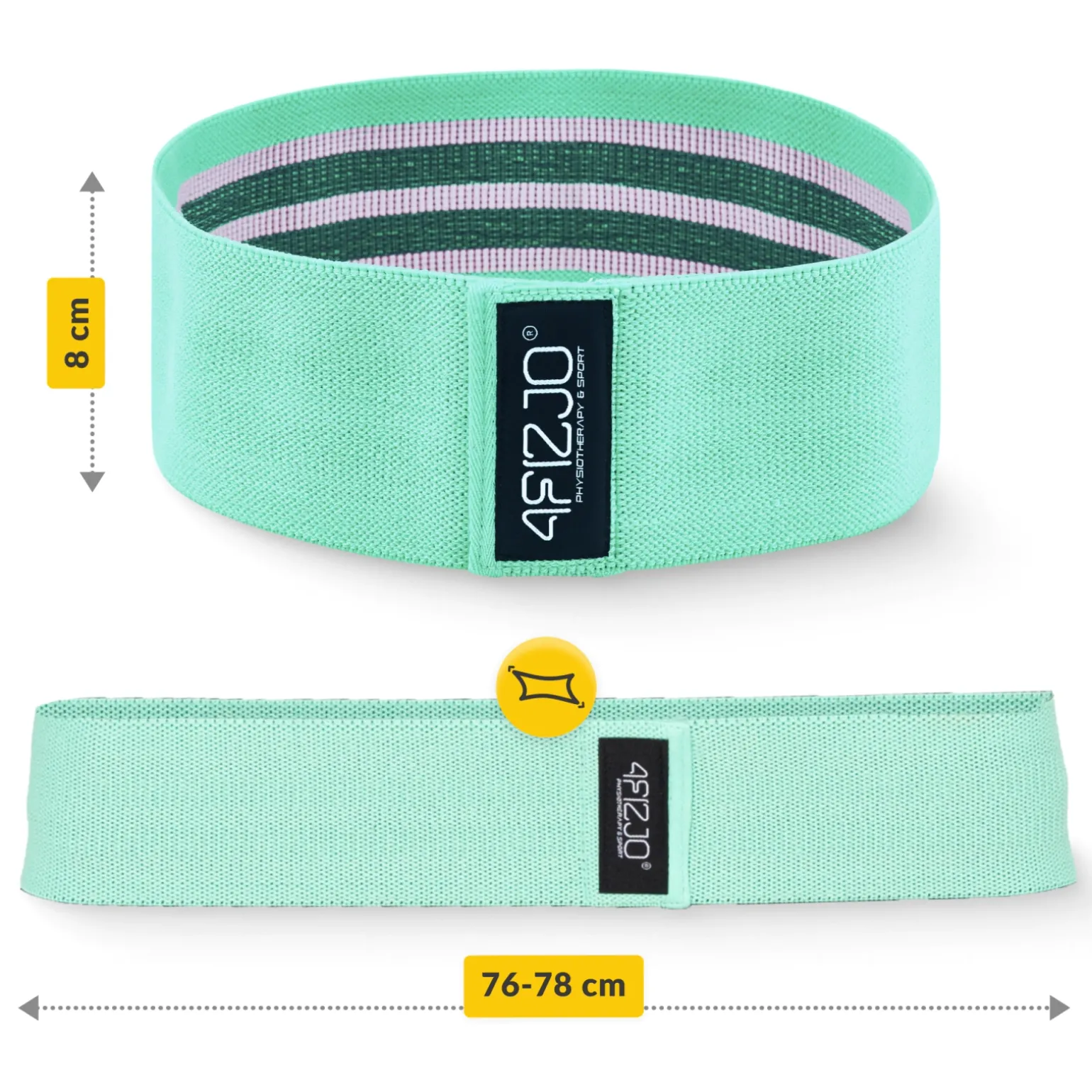 Zestaw 3 gum materiałowych do ćwiczeń HIP BAND