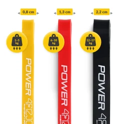 Zestaw 6 gum oporowych POWER BAND