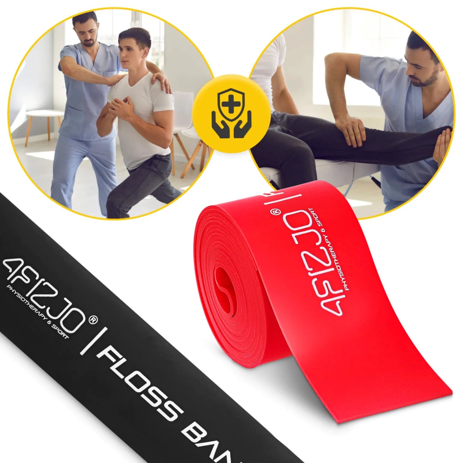 Zestaw 2 taśm rehabilitacyjnych FLOSS BAND